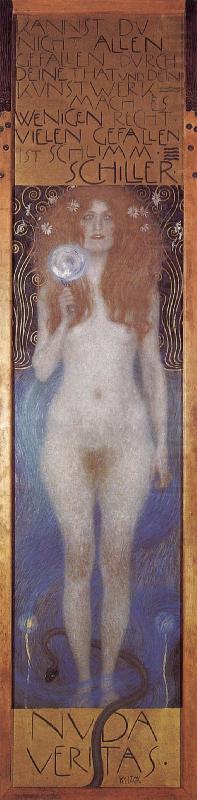 Gustav Klimt Nuda Veritas china oil painting image